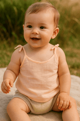 Little Angels Little Angels Organic Mulmul Hospital Safe Multi Color Vest Pack Jhabla/Vest Organic Mulmul Hospital Safe Vest - (0-3M)